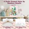 8X8inch - 4 Pack Animal Paint by Number for Kids with Wooden Frame